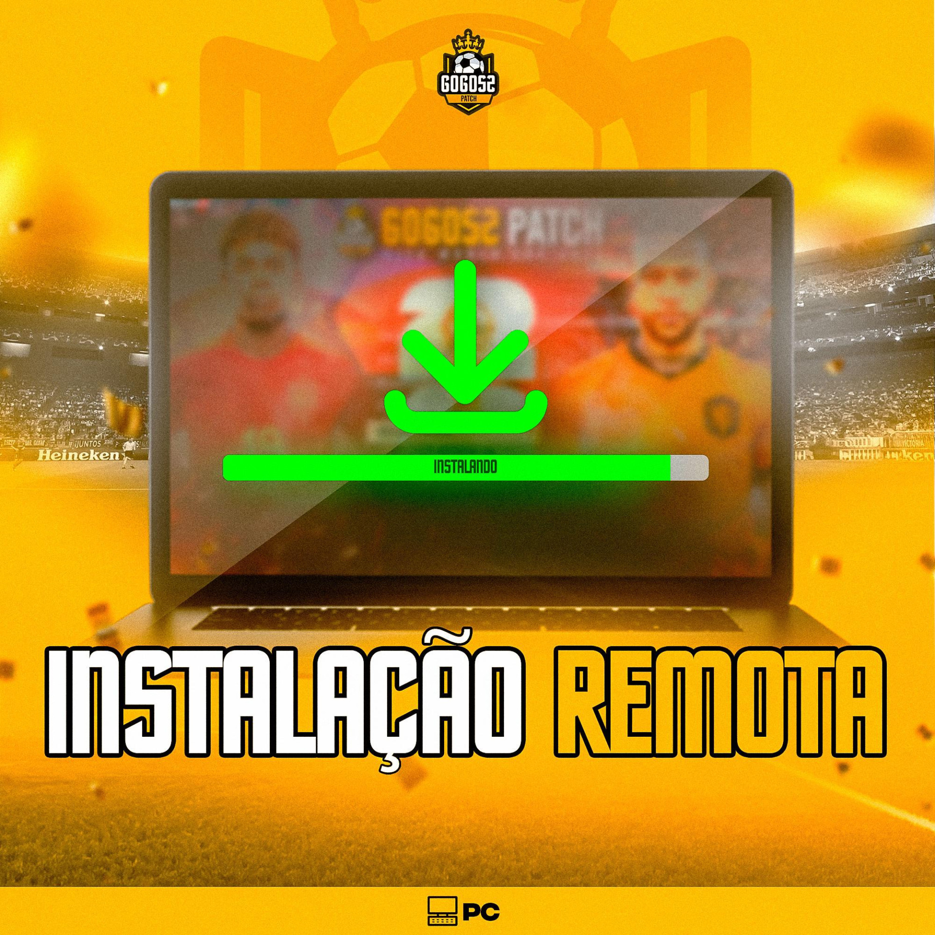 INSTALAÇÃO REMOTA - PARA PC