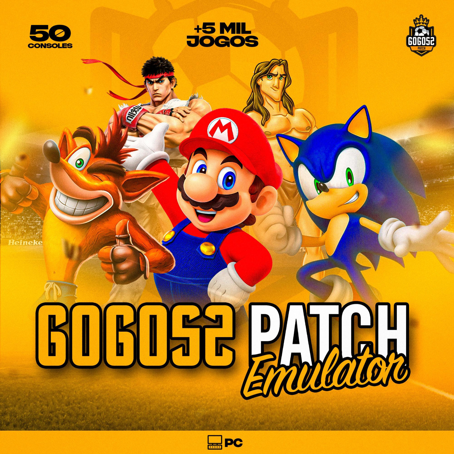 EMULATOR – 50 CONSOLES + 5 MIL JOGOS PARA PC